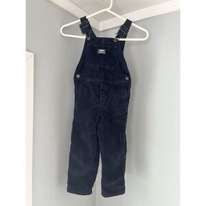 Oshkosh B'gosh 4t Navy Corduroy Bibs Overalls